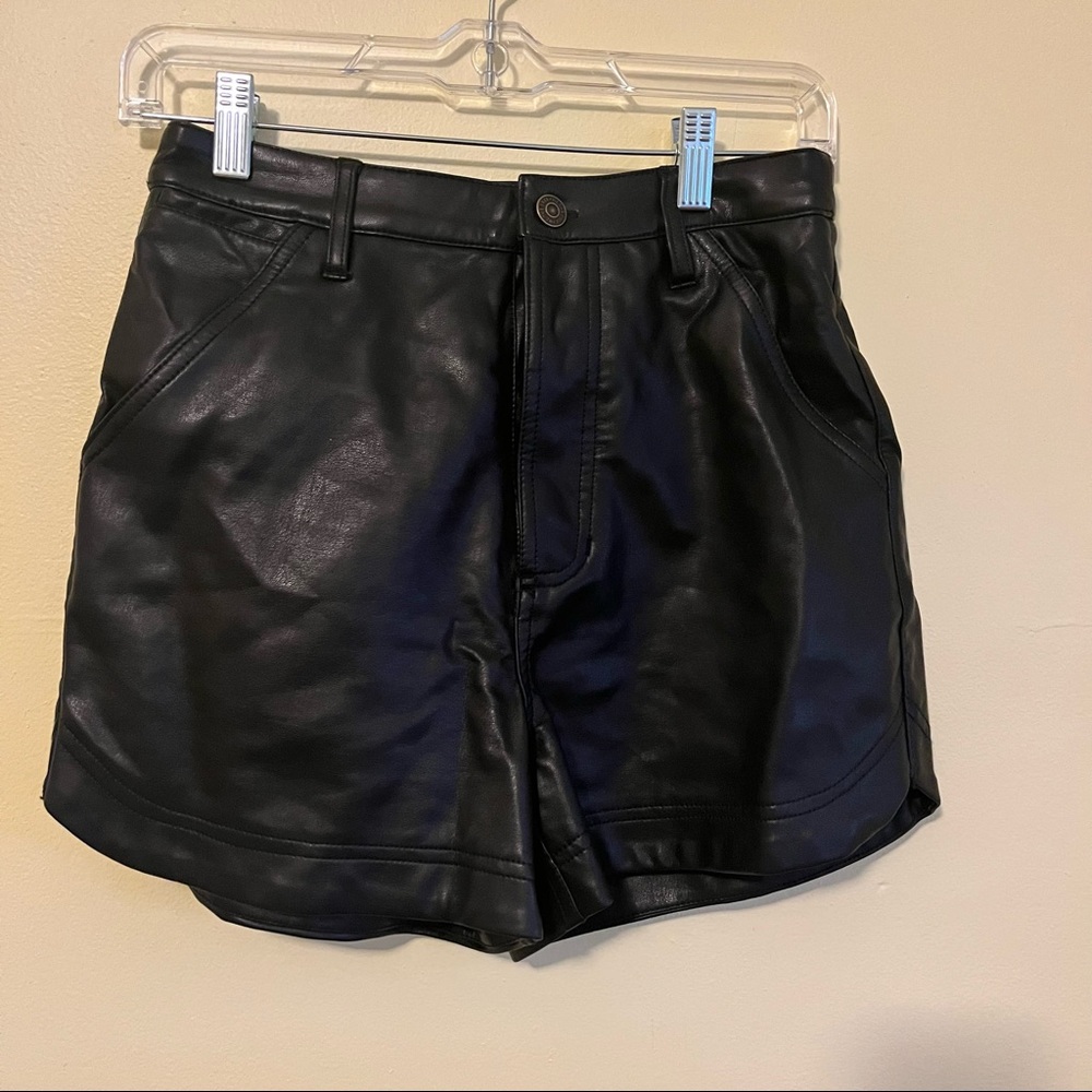 Leather Shorts